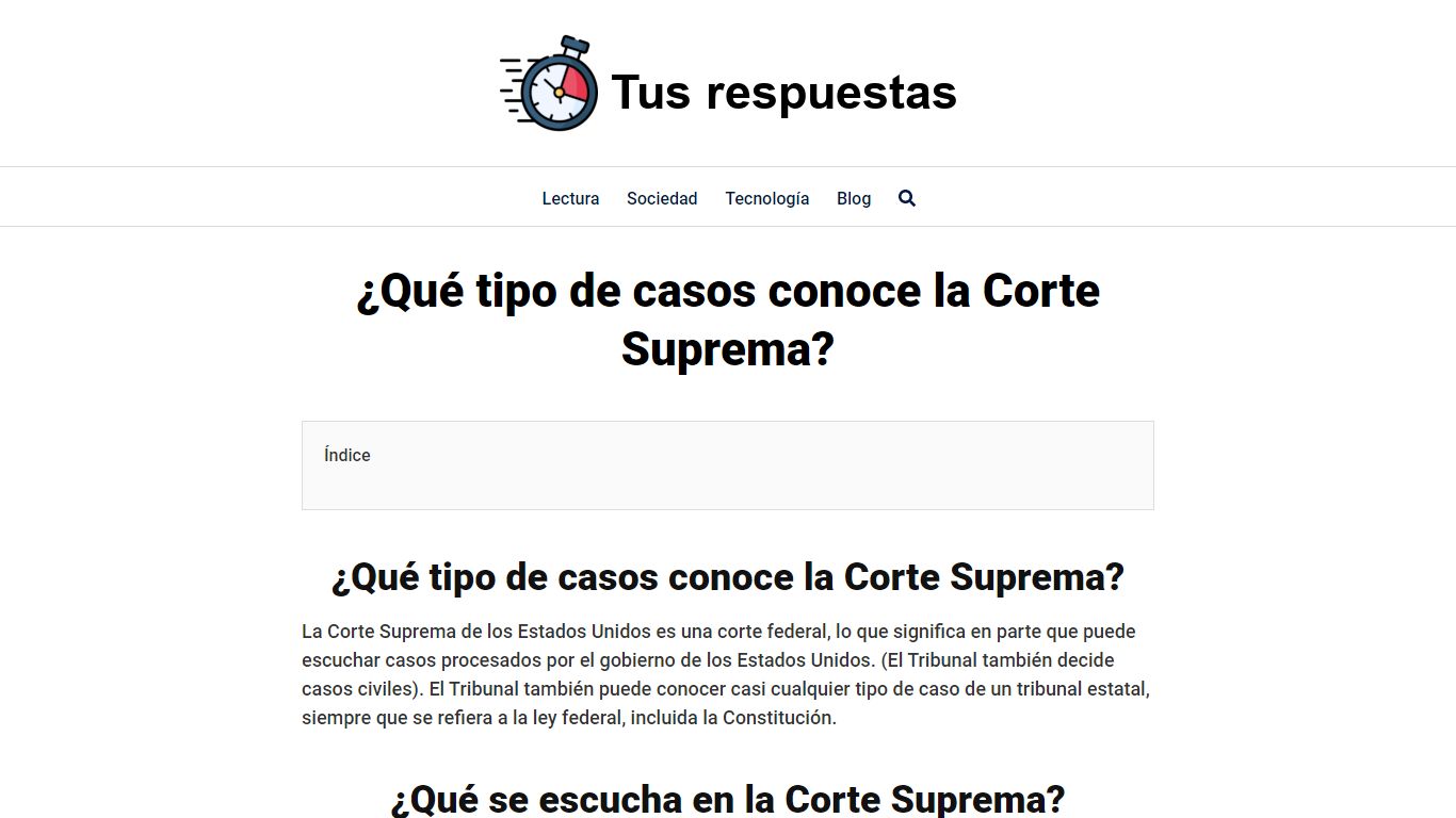 ¿Qué tipo de casos conoce la Corte Suprema? - Tus Respuestas